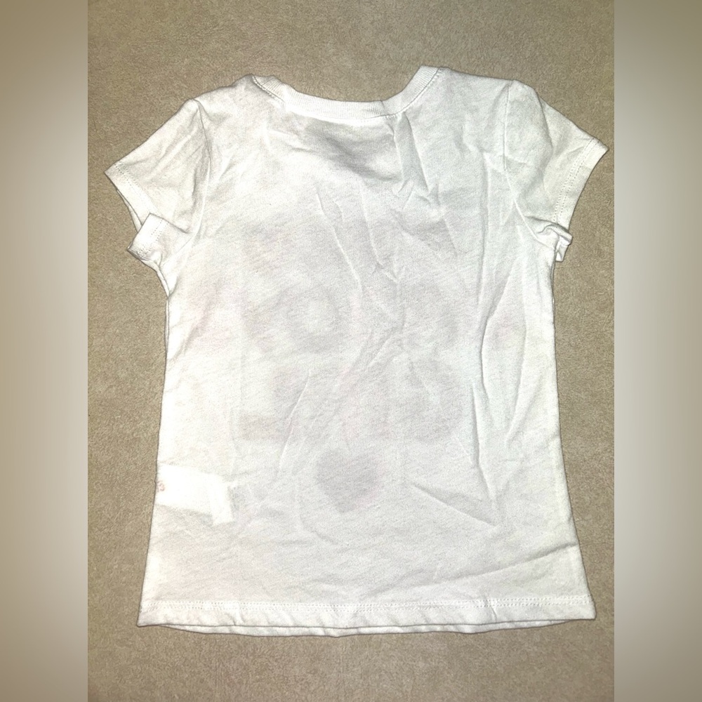 The Childrens Place Daddy’s Girl 2T Toddler Sparkly Hugs & Kisses Hearts Top NWT - Picture 4 of 4